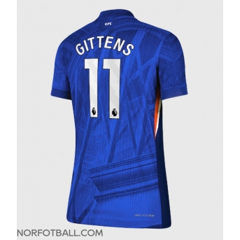 Billige Fotballdrakt Chelsea Jamie Gittens #11 Replika Hjemmedrakt Dame 2025-26 Kortermet